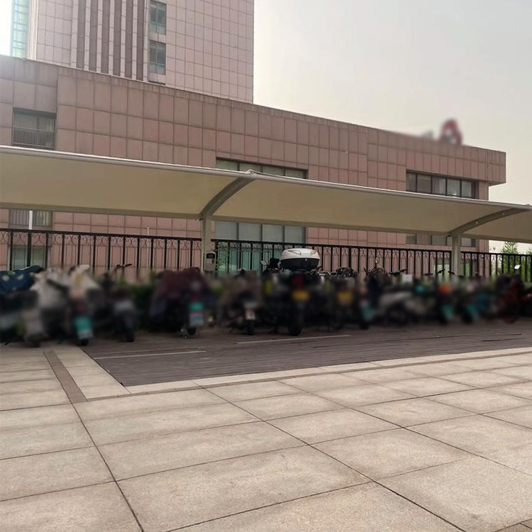 钟山县膜结构电动车棚