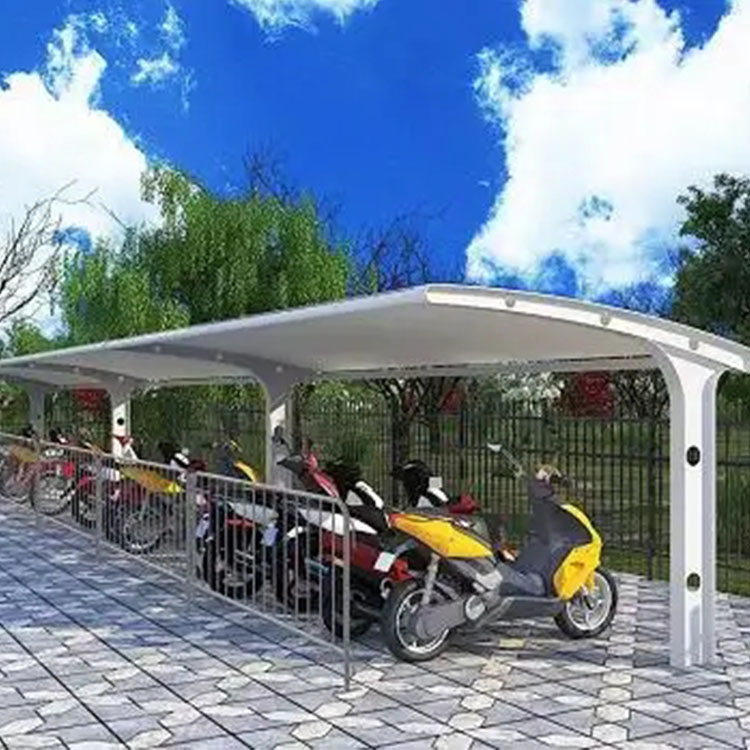 钟山县膜结构电动车棚